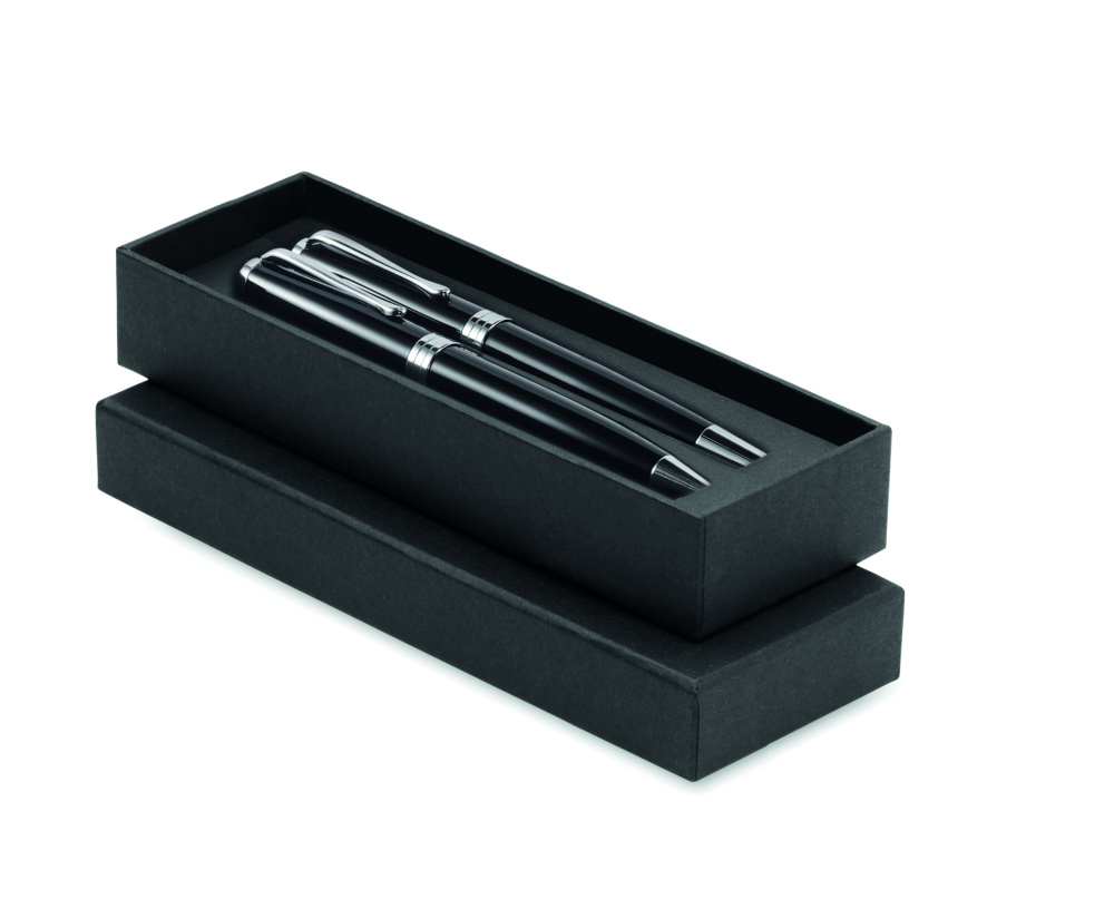 Logotrade promotional gifts photo of: Ball pen and roller set